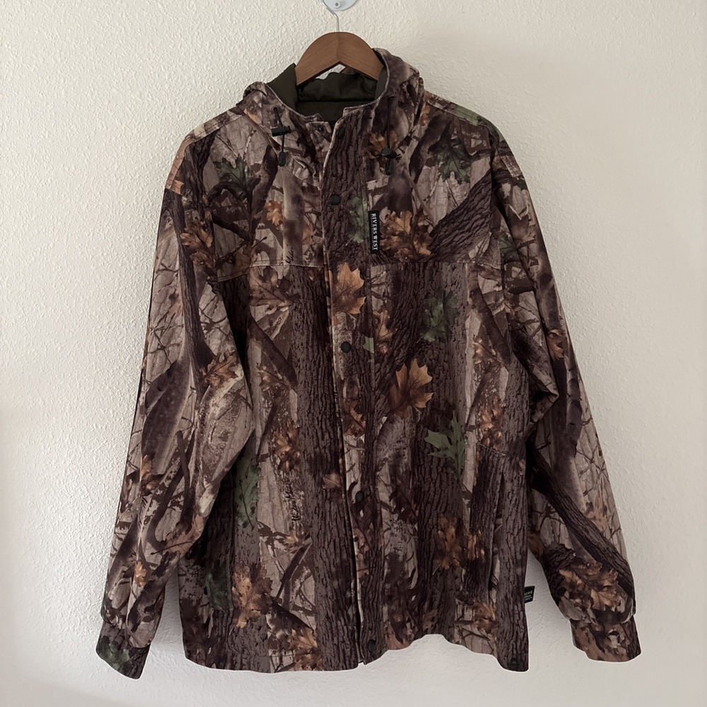 Rivers West Pioneer Widowmaker Waterproof Camo Hunt Jacket Camouflage Fleece L